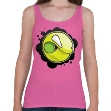 PRINTFASHION Angryball - Női atléta - Rózsaszín női trikó