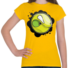 PRINTFASHION Angryball - Női póló - Sárga női póló