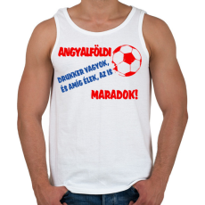 PRINTFASHION Angyalföldi drukker - Férfi atléta - Fehér