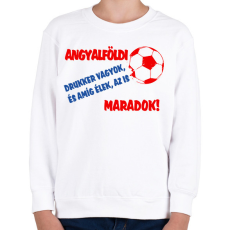 PRINTFASHION Angyalföldi drukker - Gyerek pulóver - Fehér