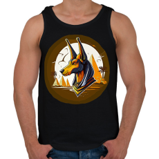 PRINTFASHION anibus - Férfi atléta - Fekete