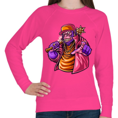 PRINTFASHION ANIMAL - Női pulóver - Fukszia