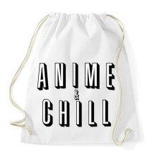 PRINTFASHION Anime & Chill - Sportzsák, Tornazsák - Fehér tornazsák