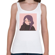 PRINTFASHION Anime/Manga karakter - Női atléta - Fehér női trikó