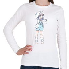 PRINTFASHION anime - Női hosszú ujjú póló - Fehér női póló