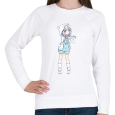 PRINTFASHION anime - Női pulóver - Fehér