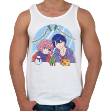 PRINTFASHION Animés karácsony - Férfi atléta - Fehér atléta, trikó