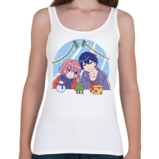 PRINTFASHION Animés karácsony - Női atléta - Fehér