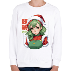 PRINTFASHION Animés manó - Gyerek pulóver - Fehér