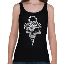 PRINTFASHION Ankh - Női atléta - Fekete női trikó