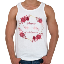 PRINTFASHION Anna - Férfi atléta - Fehér atléta, trikó