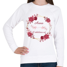 PRINTFASHION Anna - Női pulóver - Fehér