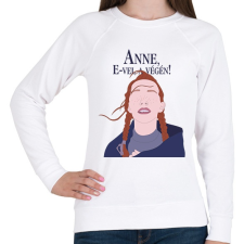 PRINTFASHION Anne, E-vel a végén! - Női pulóver - Fehér női pulóver, kardigán