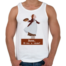 PRINTFASHION Anne, E-vel a végén! - Széllel szemben - Férfi atléta - Fehér atléta, trikó