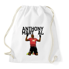 PRINTFASHION Anthony Martial - Sportzsák, Tornazsák - Fehér tornazsák