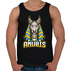 PRINTFASHION anubis - Férfi atléta - Fekete