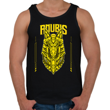 PRINTFASHION Anubis - Férfi atléta - Fekete atléta, trikó