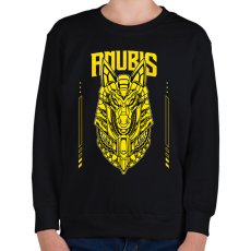 PRINTFASHION Anubis - Gyerek pulóver - Fekete