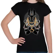 PRINTFASHION anubis - Női póló - Fekete női póló