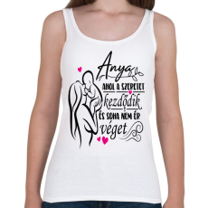 PRINTFASHION Anya: ahol a szeretet kezdődik és soha nem ér véget - Női atléta - Fehér