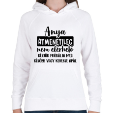 PRINTFASHION Anya átmenetileg nem elérhető - Női kapucnis pulóver - Fehér