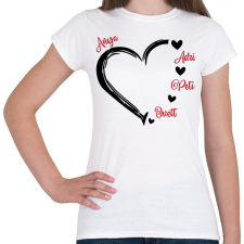 PRINTFASHION Anya és gyerekek - Női póló - Fehér női póló