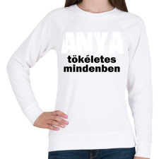 PRINTFASHION anya fehér - Női pulóver - Fehér női pulóver, kardigán