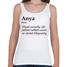 PRINTFASHION Anya főnév - Női atléta - Fehér