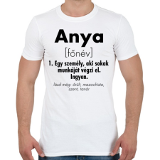 PRINTFASHION Anya jelentése - Férfi póló - Fehér férfi póló