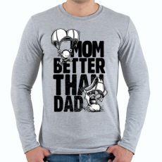 PRINTFASHION Anya jobb... - Férfi hosszú ujjú póló - Sport szürke