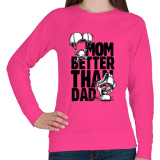 PRINTFASHION Anya jobb... - Női pulóver - Fukszia