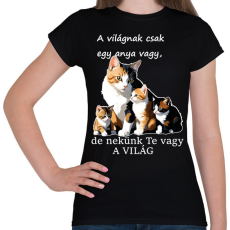 PRINTFASHION anya - Női póló - Fekete