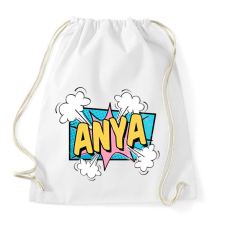 PRINTFASHION Anya  - Sportzsák, Tornazsák - Fehér tornazsák