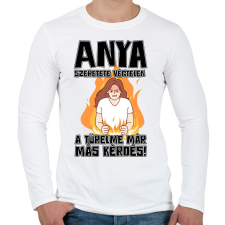 PRINTFASHION Anya szeretete végtelen - Férfi hosszú ujjú póló - Fehér férfi póló