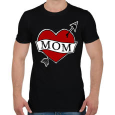 PRINTFASHION Anya tetkó oldskull - Férfi póló - Fekete