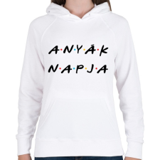 PRINTFASHION Anyák napja - Friends - Női kapucnis pulóver - Fehér női pulóver, kardigán
