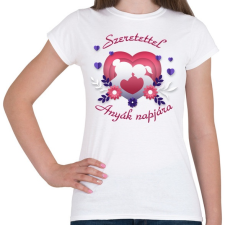 PRINTFASHION Anyák napja - Női póló - Fehér női póló