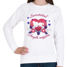 PRINTFASHION Anyák napja - Női pulóver - Fehér női pulóver, kardigán