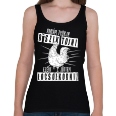 PRINTFASHION Anyám tyúkja húsvét - Női atléta - Fekete