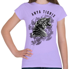 PRINTFASHION ANYATIGRISblackandwithe - Női póló - Viola