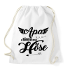 PRINTFASHION Apa, a lánya első hőse 2 - Sportzsák, Tornazsák - Fehér