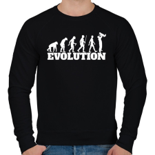 PRINTFASHION APA evolúció - Férfi pulóver - Fekete férfi pulóver, kardigán