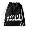 PRINTFASHION APA evolúció - Sportzsák, Tornazsák - Fekete