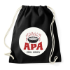 PRINTFASHION Apa - Grill király - Sportzsák, Tornazsák - Fekete