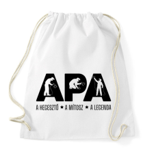 PRINTFASHION Apa - hegesztő - Sportzsák, Tornazsák - Fehér tornazsák