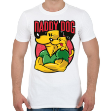 PRINTFASHION Apa kutya - Férfi póló - Fehér férfi póló