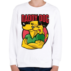 PRINTFASHION Apa kutya - Gyerek pulóver - Fehér