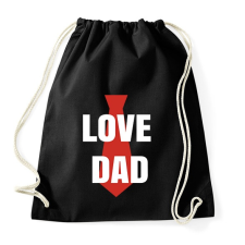 PRINTFASHION Apa love - Sportzsák, Tornazsák - Fekete tornazsák