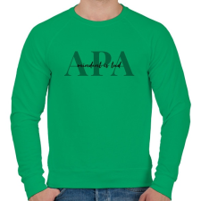 PRINTFASHION Apa mindent is tud fekete - Férfi pulóver - Zöld férfi pulóver, kardigán