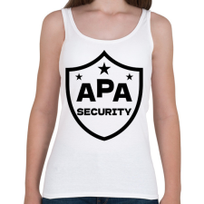 PRINTFASHION Apa security fekete - Női atléta - Fehér női trikó